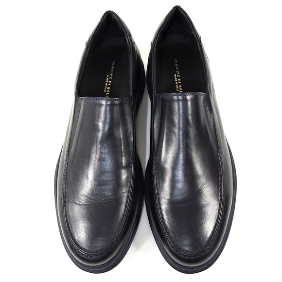 ALBERTO CICCIOLI ?? MEN\'S NAVY BLUE SOFT LEATHER COMFORT LOAFERS